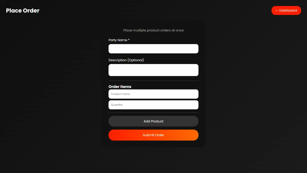 Spareparts System Screenshot 3